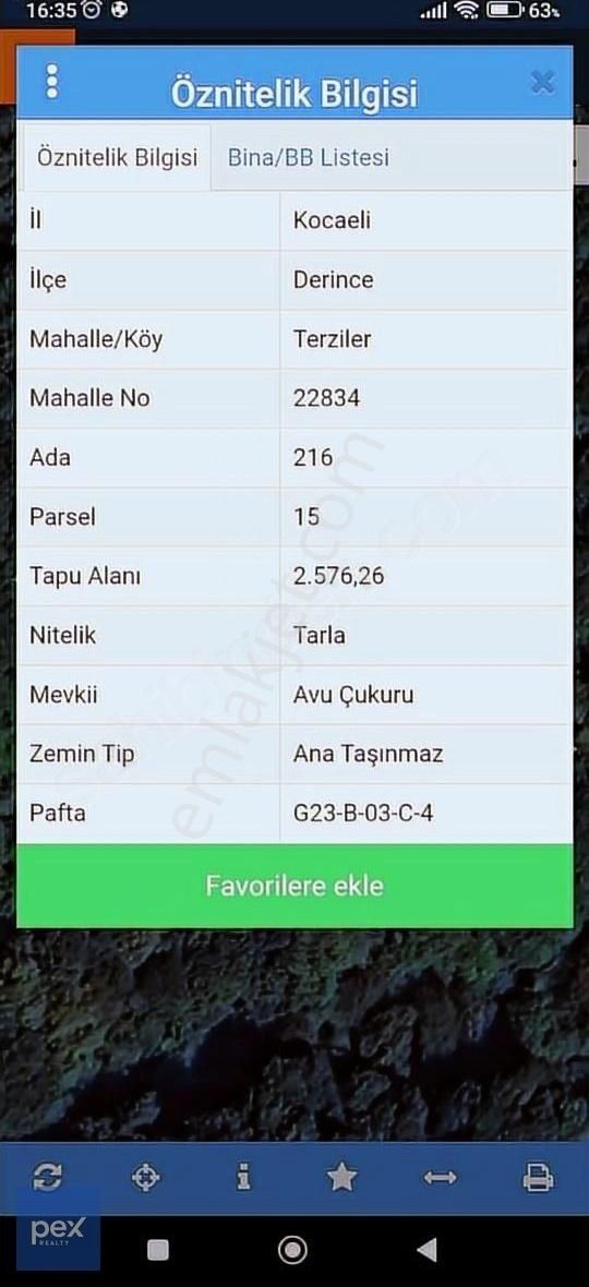 Derince Terziler'de Arazi