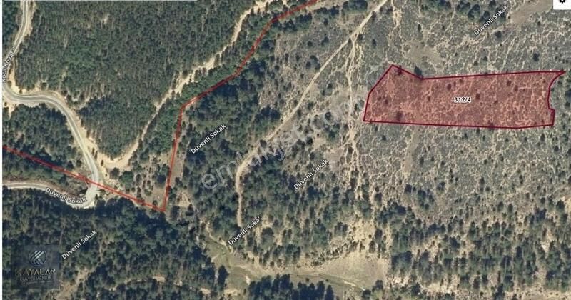Kayalardan Bursa Keles Düvenli'de Satılık 8.5 Dönüm Tarla