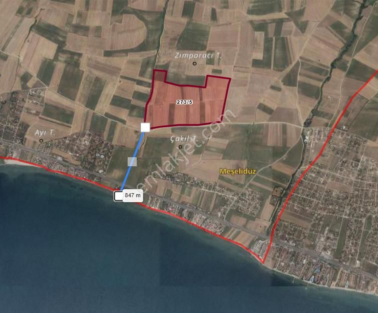 Tekirdağ Marmaraereğlisi Çeşmelide 273/5 Hisseli Yerleşime Yakın Yerimiz