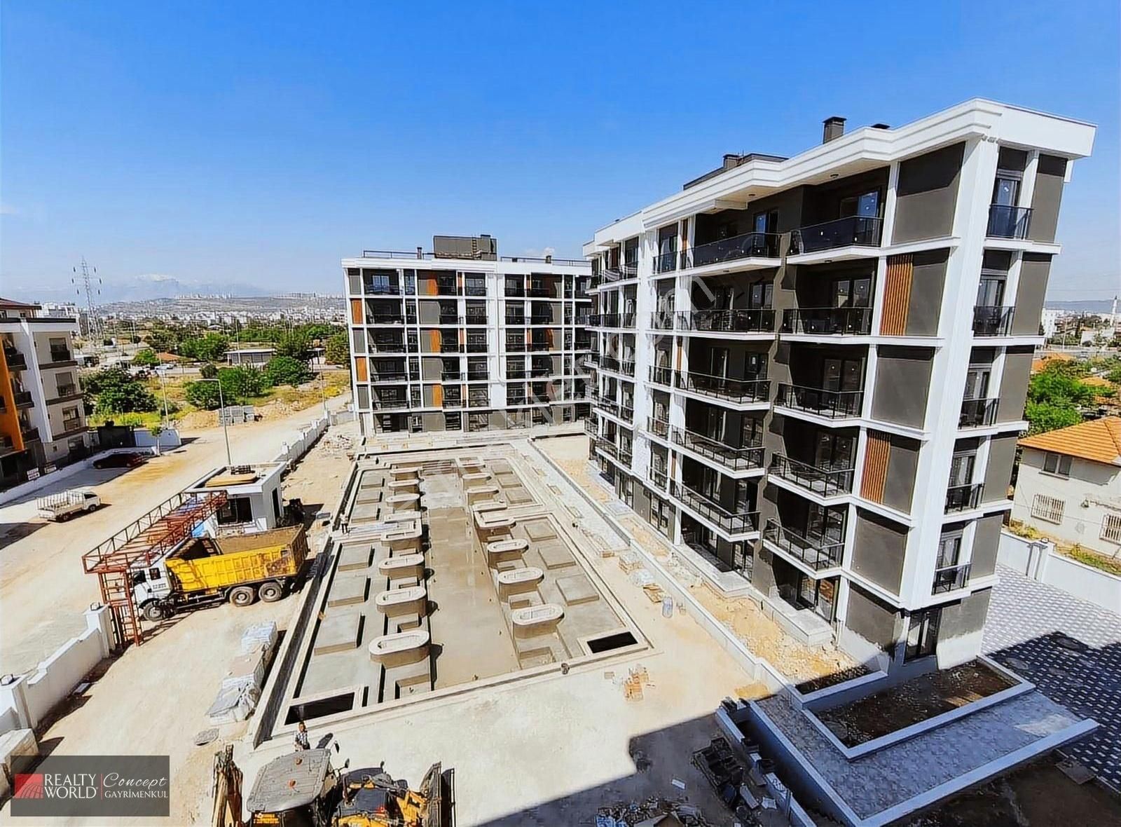 Kepez Habiblerde Site İçi Havuzlu Satılık Sıfır 1+1 Daire
