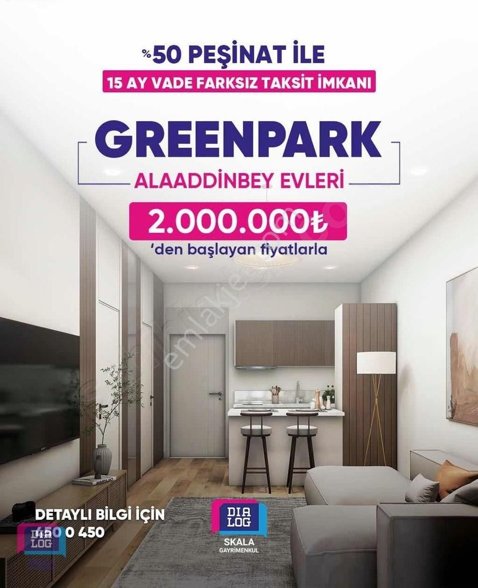 Dialog Skala/ Alaaddinbey'de %50 Peşinat 1+1 Satılık Daire