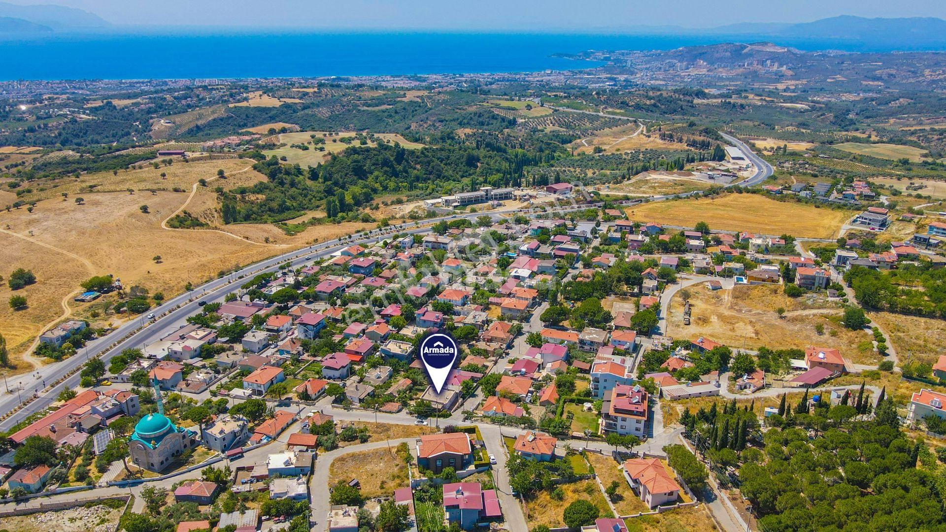 Kuşadası Yaylaköyde Deniz Manzaralı, Bahçe İçinde Müstakil Ev - Görsel 4