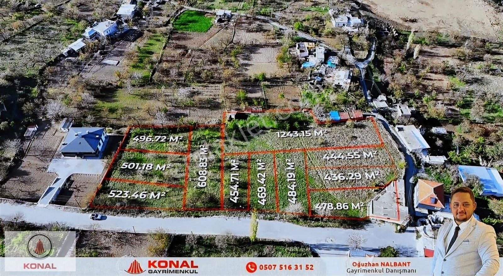 Konal | İster Tek İster 3 Villa Yap 1243mt Manzaralı Parsel