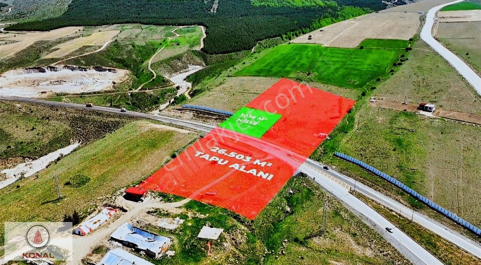 Konal'dan Develi Erciyes Yolunda 3036 Mt Rızai Taksimli Hisse