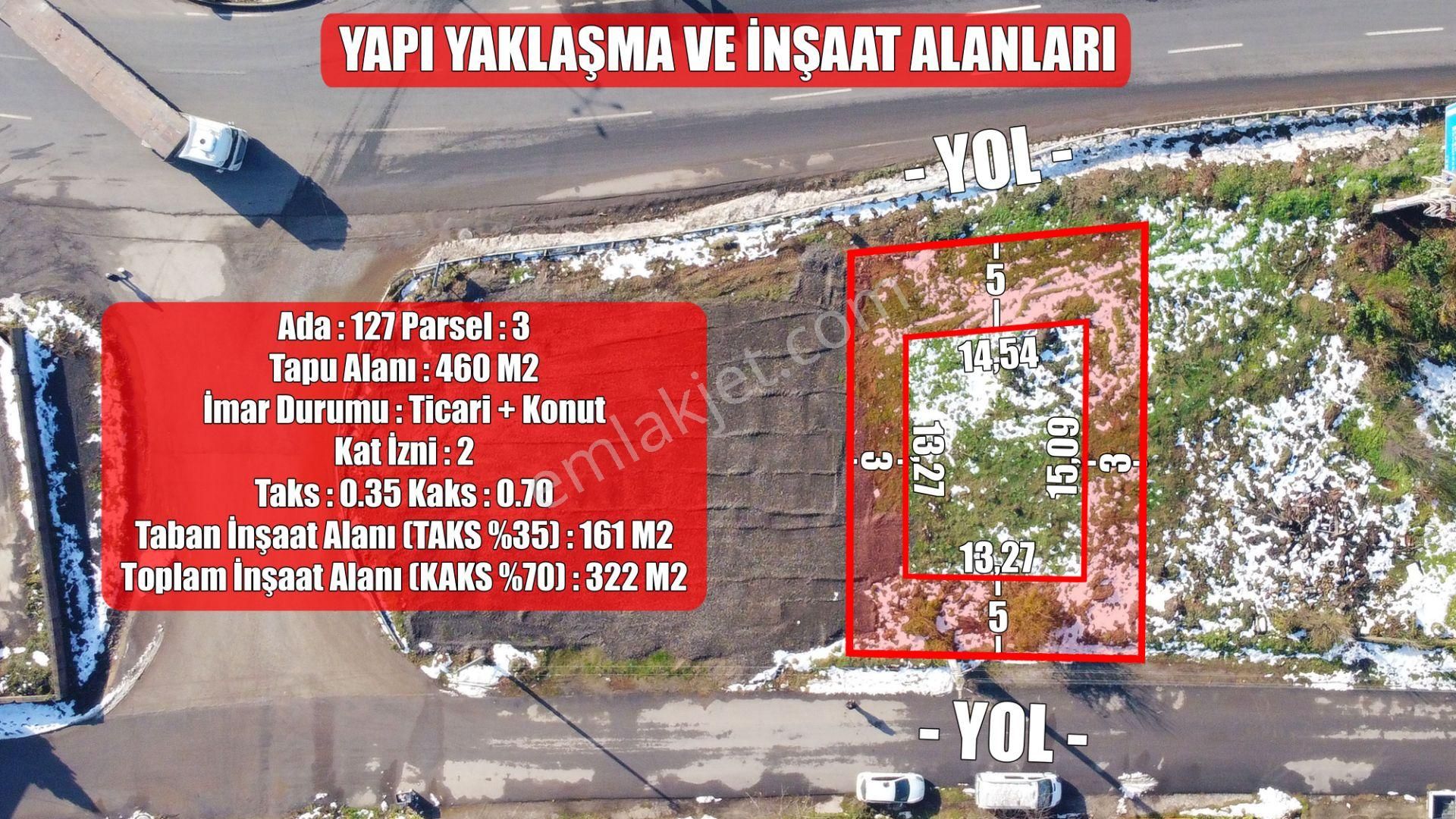 Kaynaşlı / Üçköprü'de | D100'e Cephe Ticari + Konut 460 M2 Arsa - Görsel 3