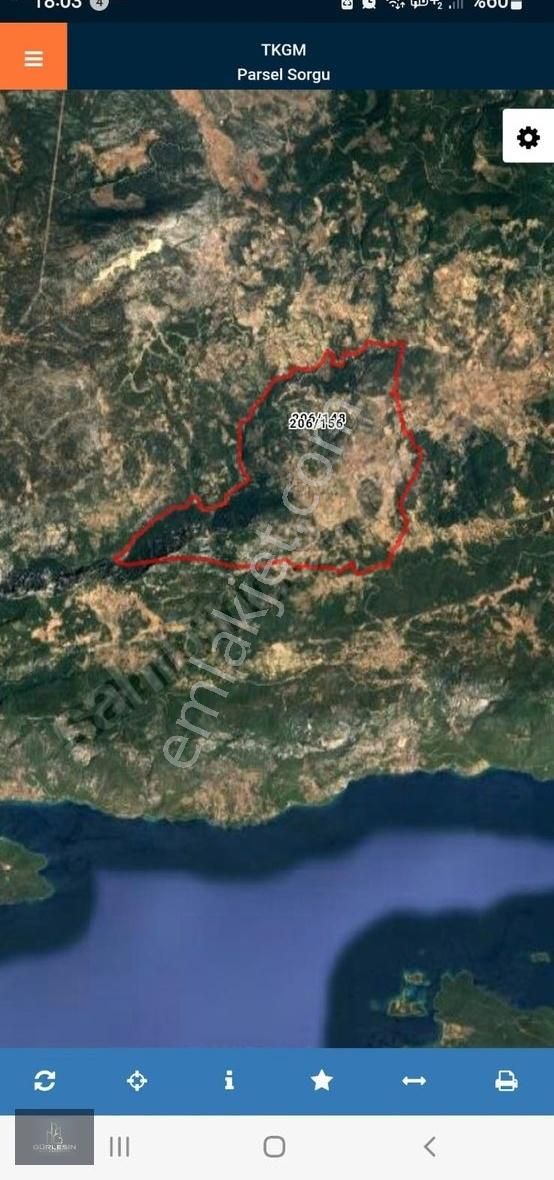 Denizovada Akbük Koyuna Yakın Yatırımlık Yer