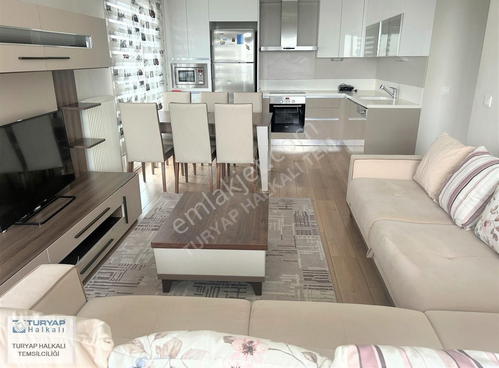 Tema İstanbul 1 Sitesi 1+1 74m2 Full Eşyalı Kiralık Daire