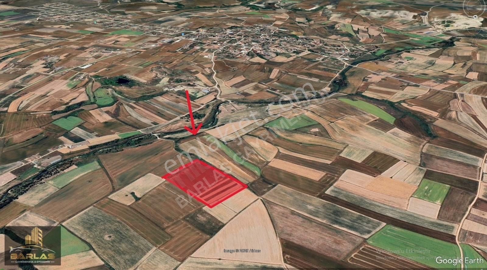 Tekirdağ Kapaklı Da 750m2 Satılık Hisseli Tarla