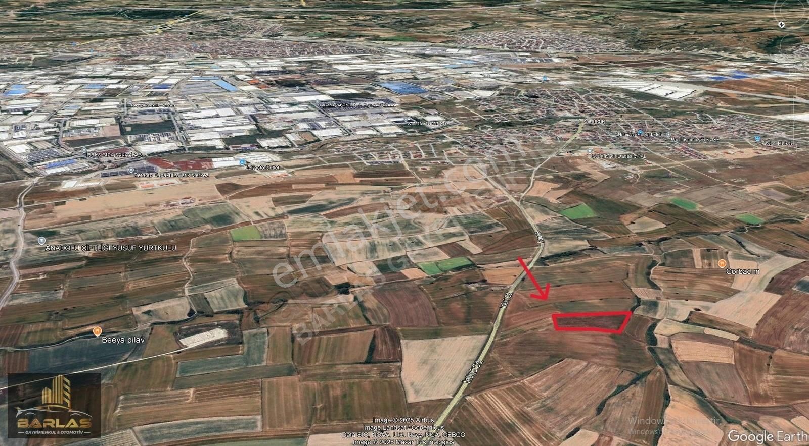 Sanayi Bölgesine 1 Adım! Yanıkağılda Kaçırılmayacak Arsa