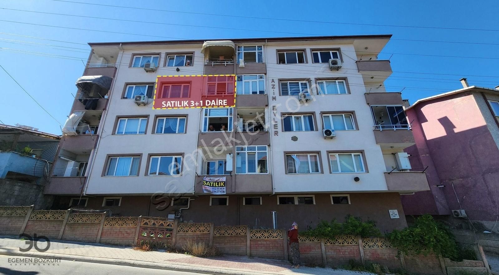 Egemen Bozkurt'tan Serdivan Karakol Karşısı Satılık 3+1 Daire