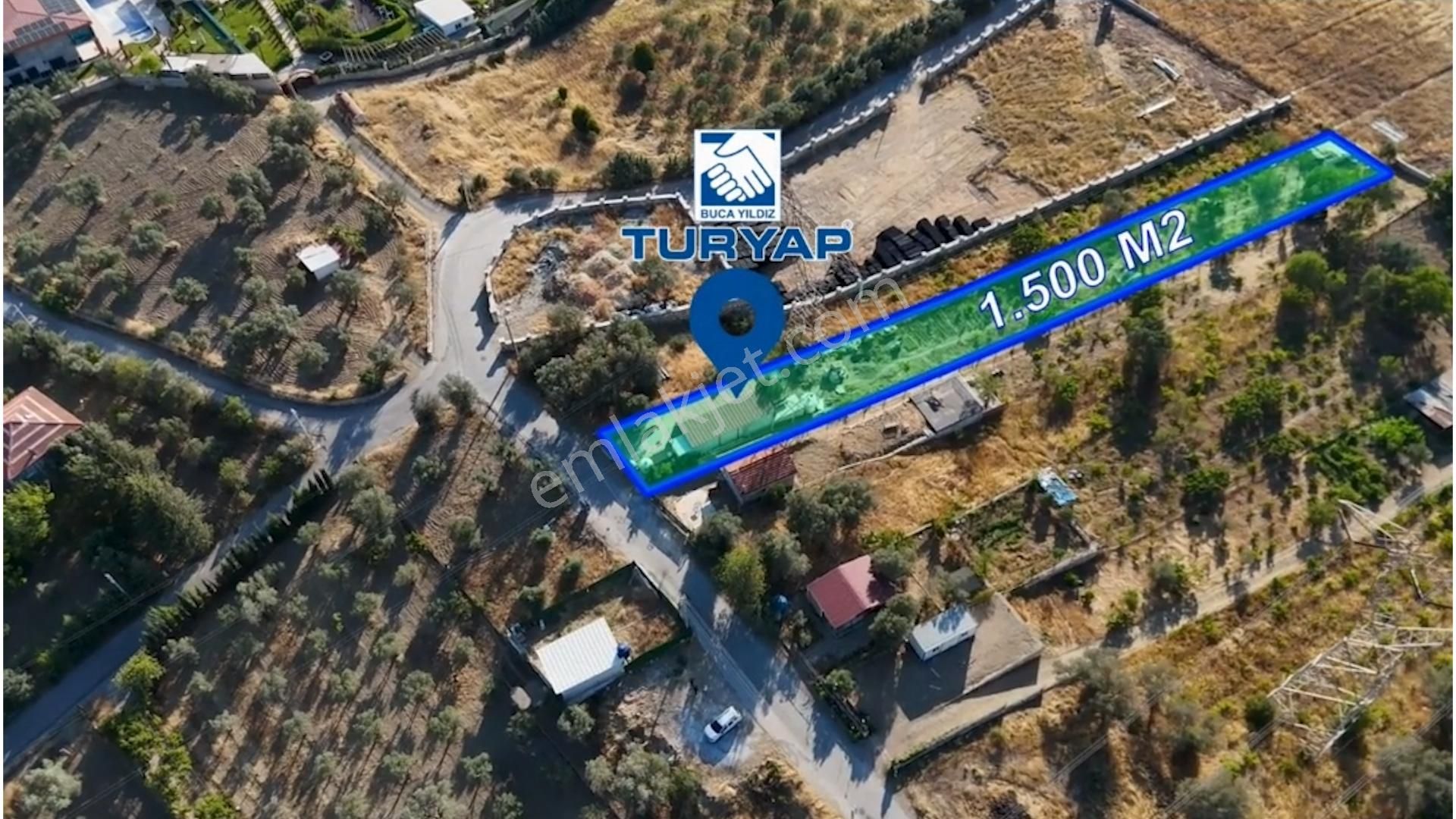 Turyap' Tan Buca Kaynaklar 1.500 M2 İçinde Evi Olan Arazi