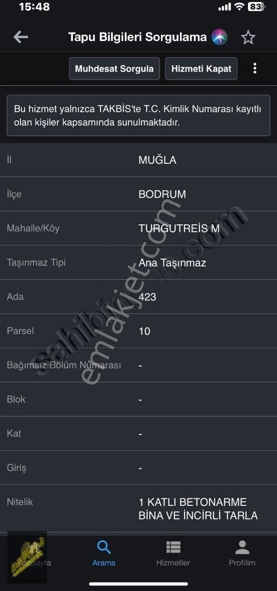 Bodrum Turgutreis'te 4532 Mt. Bına Artı Incırlı Tarla - Görsel 23