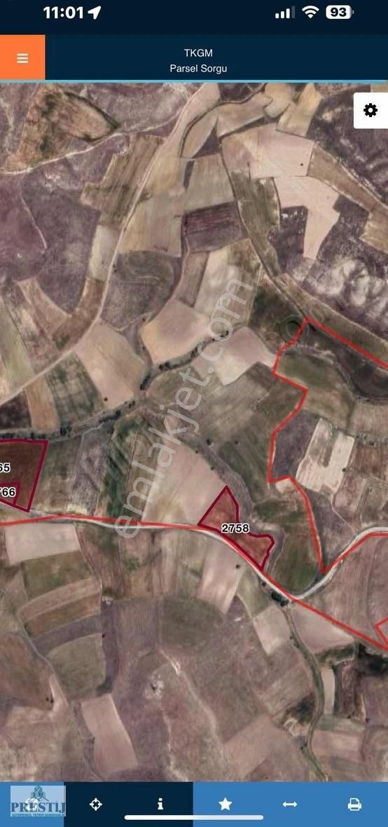 Çıkrık Çalışlar Yolu Üzerinde Asvalta Sıfır Satılık Tarla - Görsel 7