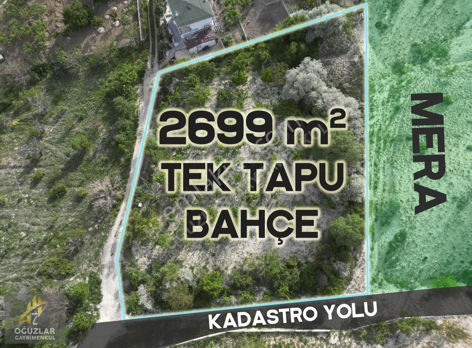 Oğuzlar'dan__yenikayı'da 2699m2 Tek Tapu Bahçe Arazisi