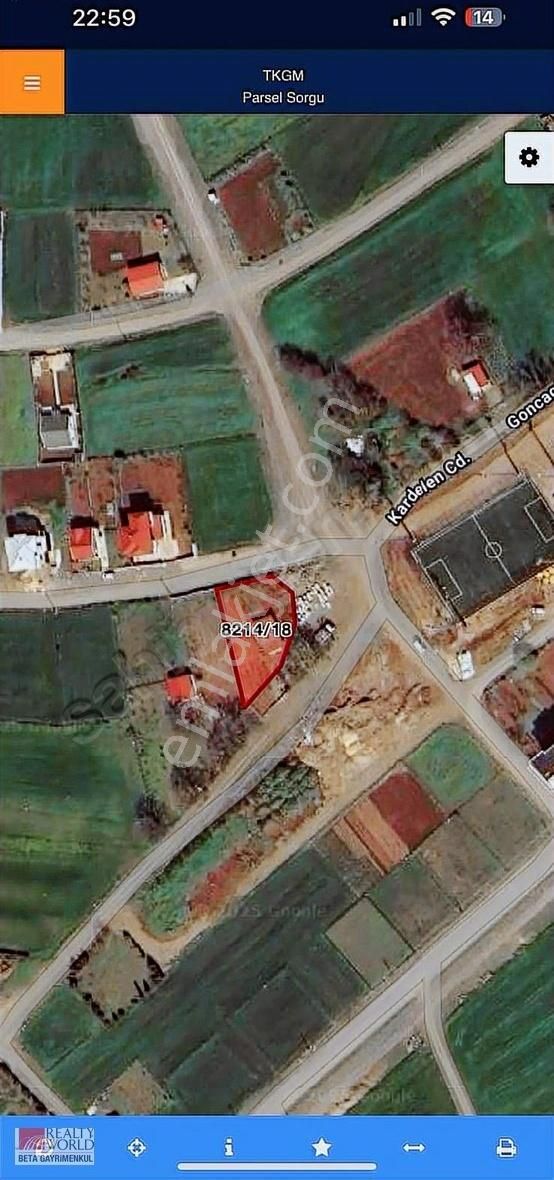 Rw.beta T/ö'den Villalık 3.kata İmarlı Arsa