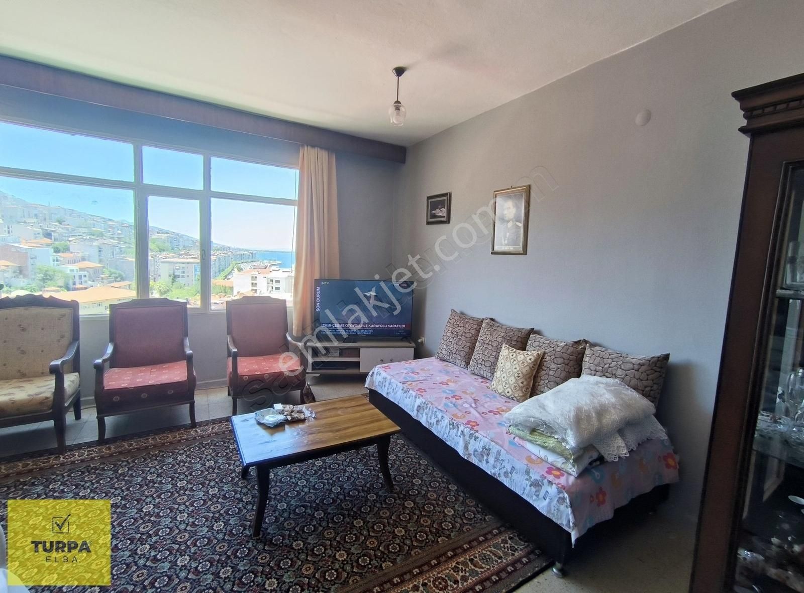 Karataş'ta 2+1 Çift Cephe Önü Açık Deniz Manzaralı Daire