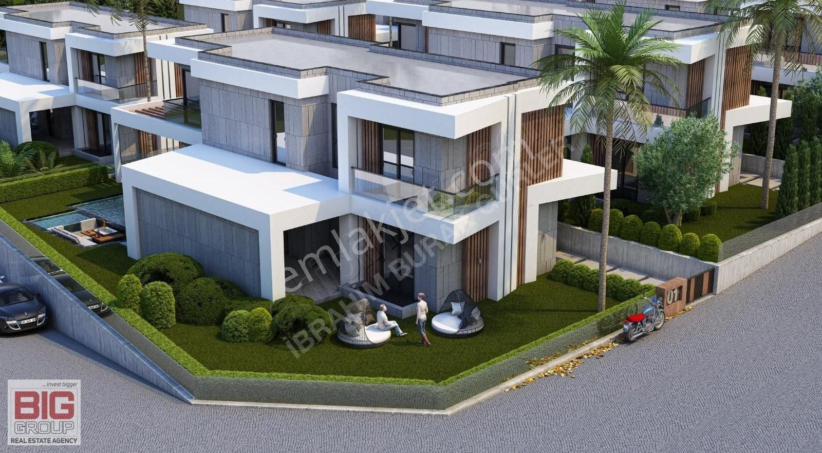 ++bıg Group** 270°deniz Manzaralı, 3katlı, K.garajlı Süper Villa - Görsel 3