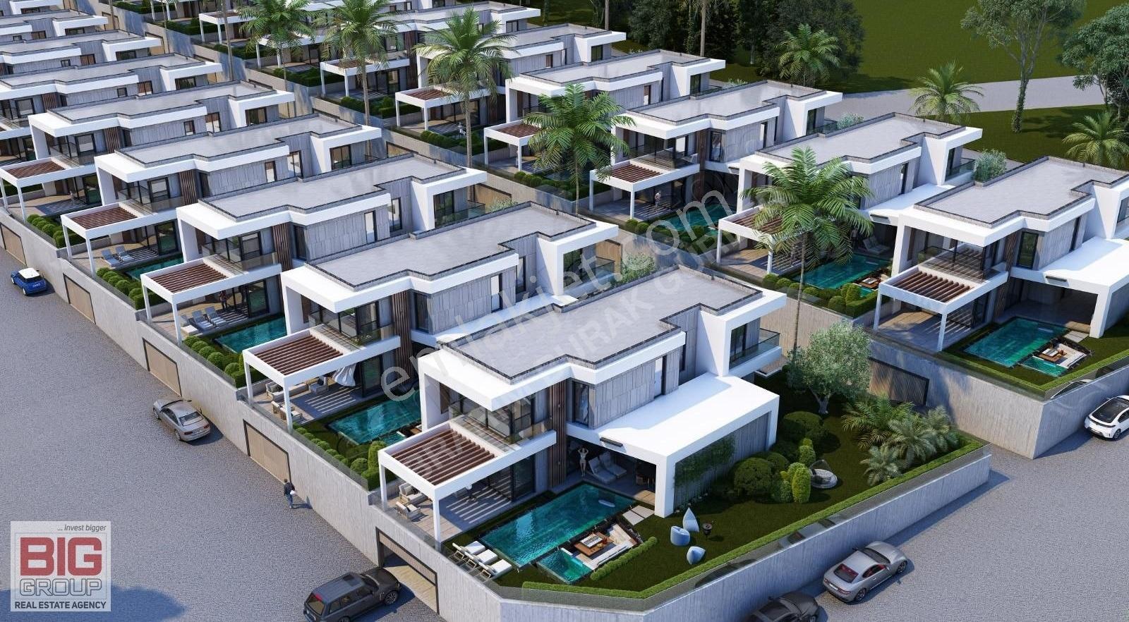 ++bıg Group** 270°deniz Manzaralı, 3katlı, K.garajlı Süper Villa - Görsel 11