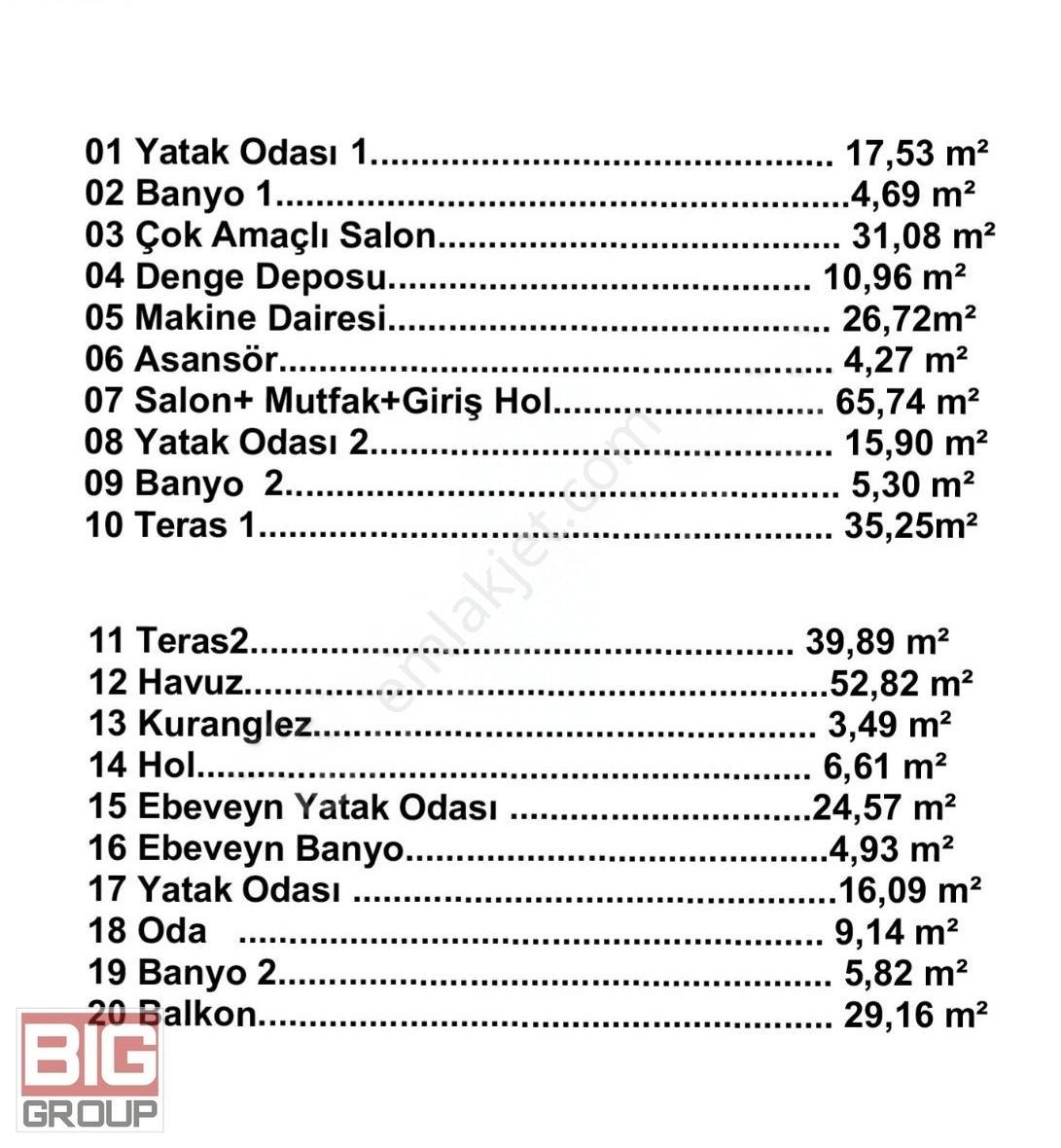 ++bıg Group** Soğucak'ın En Büyük Bahçeli, Havuzlu Villası (6+1) - Görsel 19