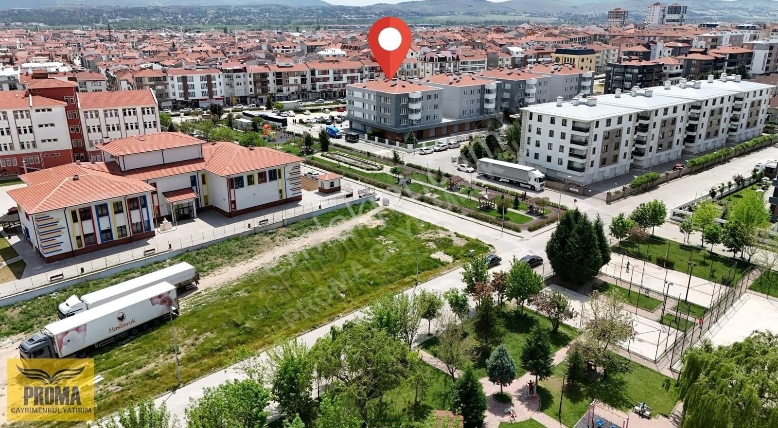 Proma'dan Batıkent Mah.site İçinde Manzaralı Ferah Balkonlu Grj