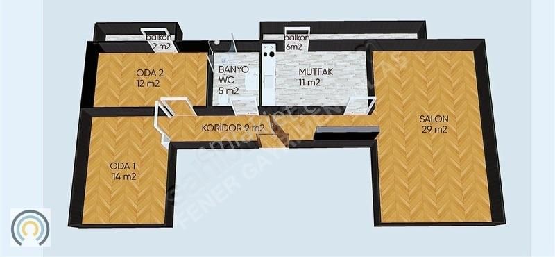 Fener Aş Seçkin Yılmaz İlkadım Bahçelievler Satılık Daire 2+1