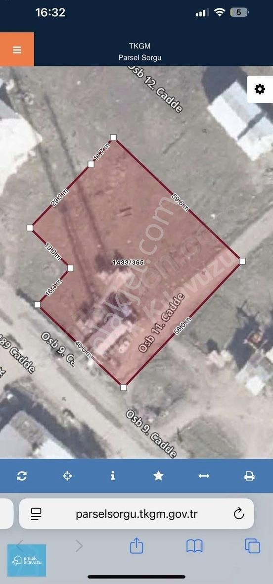 Emlak Kılavuzu By Sadik Ten O.s.b De 3.100 M2 Satılık Arsa