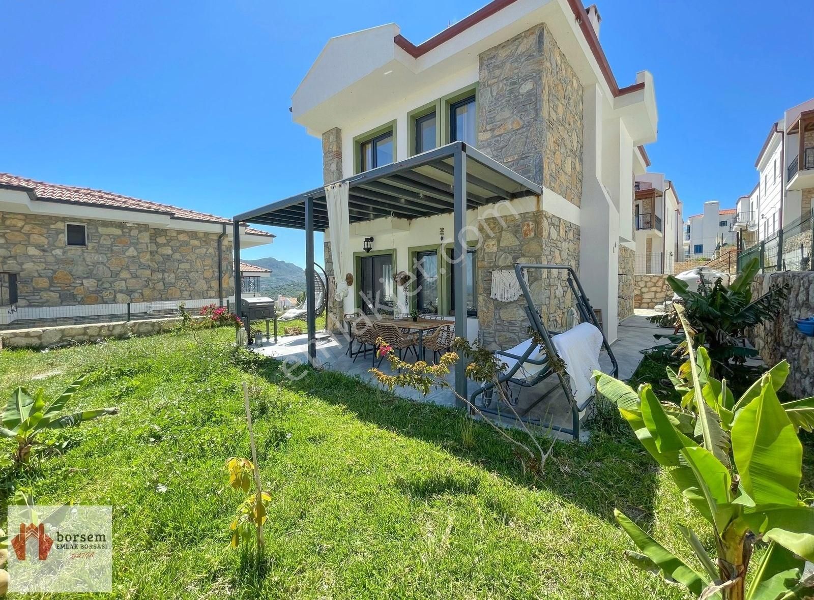 Borsem Datça - Deniz Manzaralı Eşyalı Satılık 3+1 Müstakil Villa