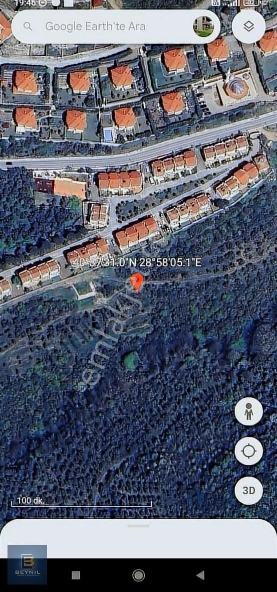 Beynil'den Yalova Çınarcık Esenköy'de Deniz Manzaralı Arsa
