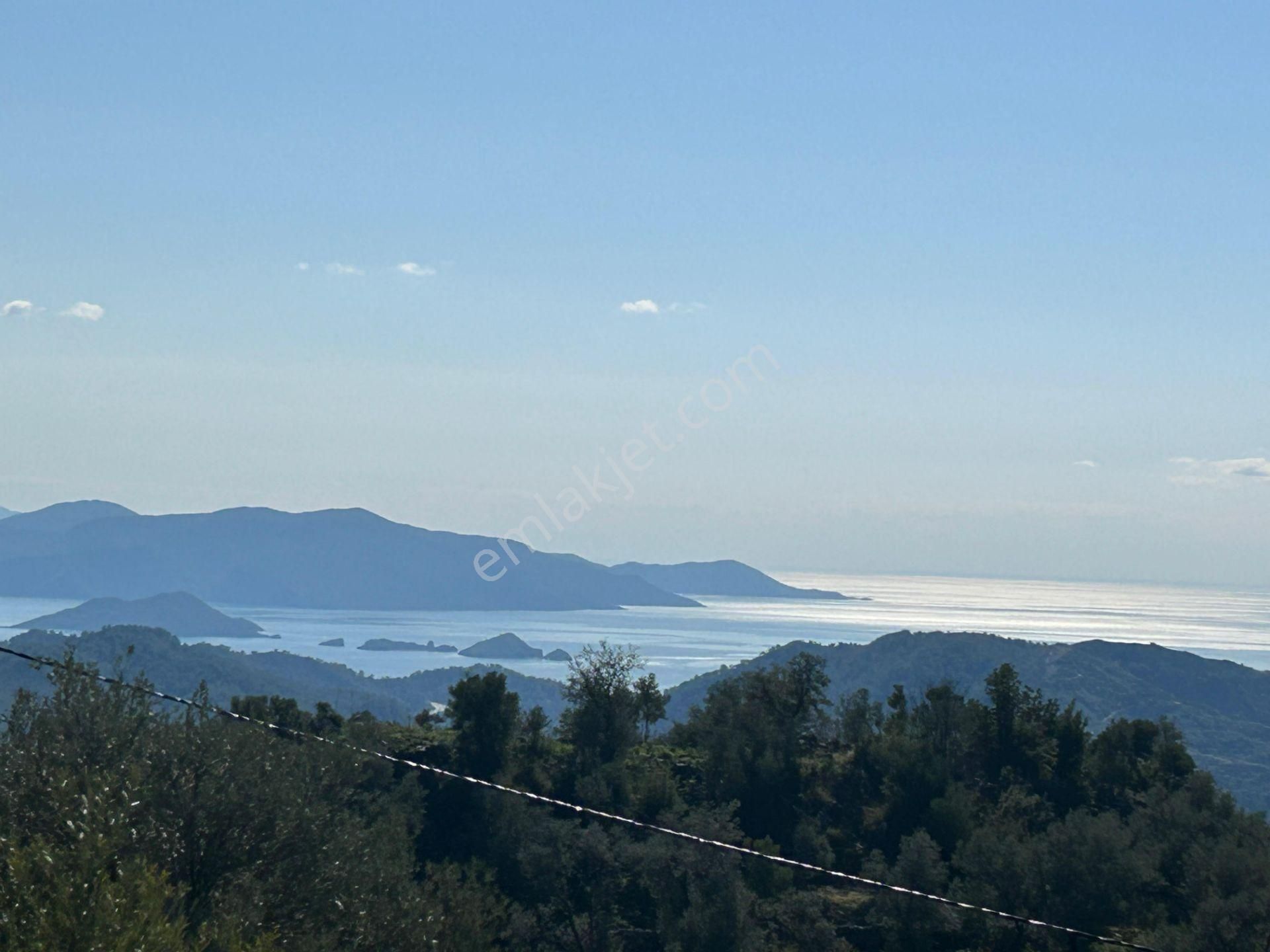 Fethiye Gökçeovacık'ta Deniz Manzaralı, Yatırımlık Tarla ! 616m2