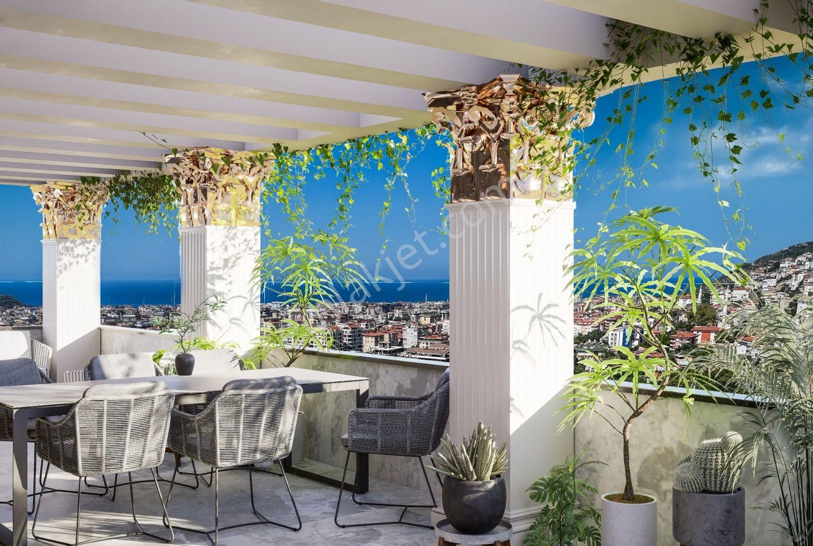 Alanya Hasbahçe 5+1 300m2 Ultra Lüks Villa Full Deniz Ve Şehir Manzaralı - Görsel 13