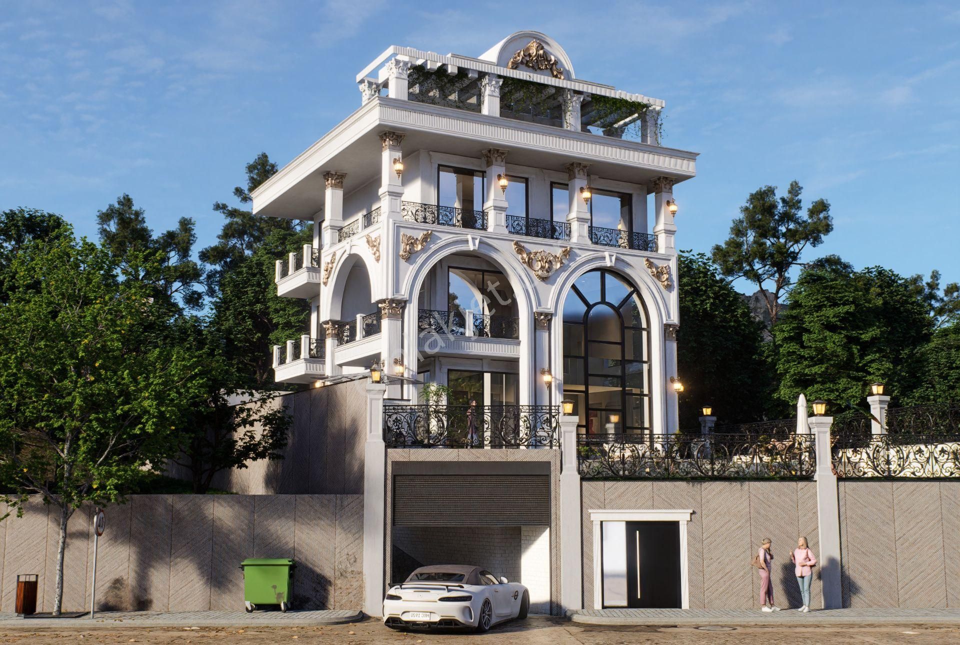 Alanya Hasbahçe 5+1 300m2 Ultra Lüks Villa Full Deniz Ve Şehir Manzaralı - Görsel 17