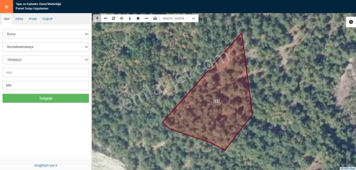 Burhan Ardıç'tan Mustafakemalpaşa Yenibalçık 3.188 M2 Tarla