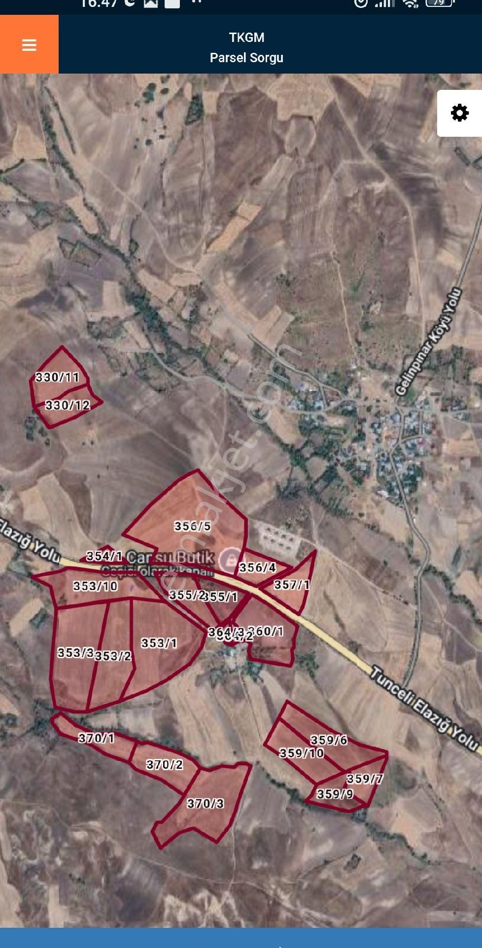 510 Dönüm Arazi Acil Satılık
