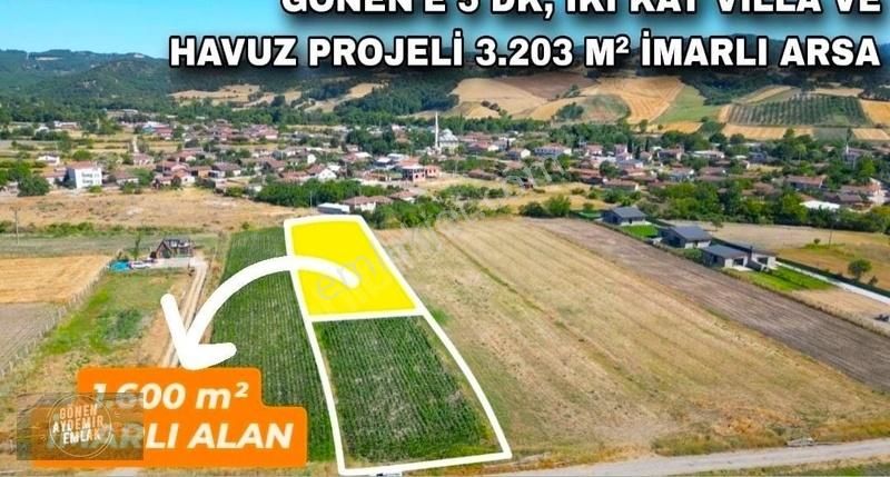 İki Kat Villa Ve Havuz Projeli 1.600 M²'si İmarlı 3.203 M² Arazi