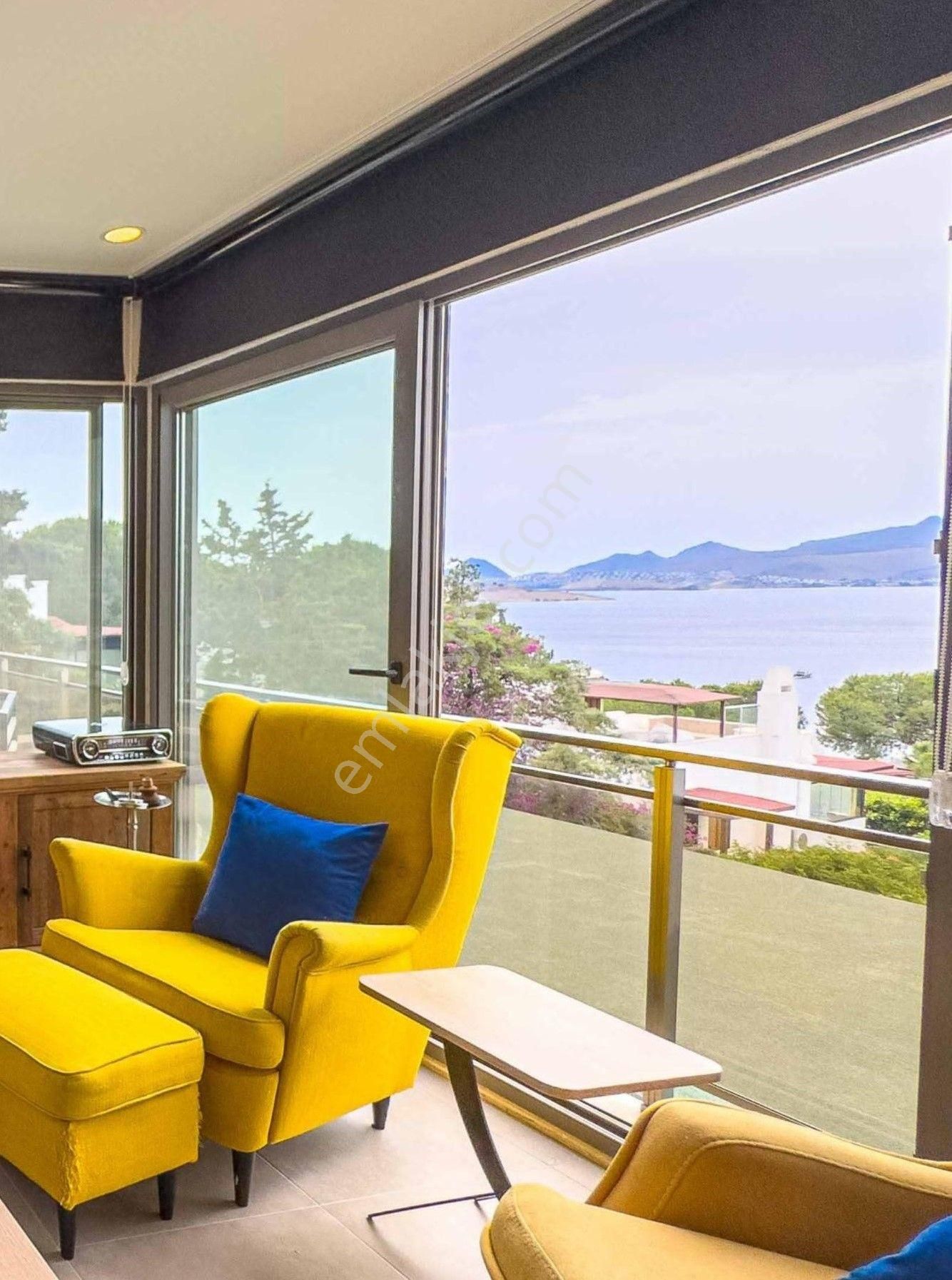 Bodrum Bitez De Fırsat Satılık Deniz Manzaralı 4+2 Satılık Villa