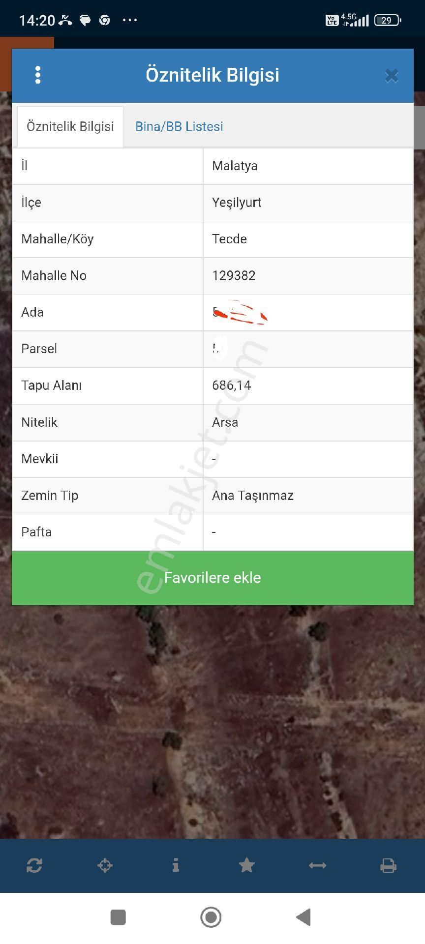 Tecde Güzel Konumda Satılık Villa İmarlı Arsa