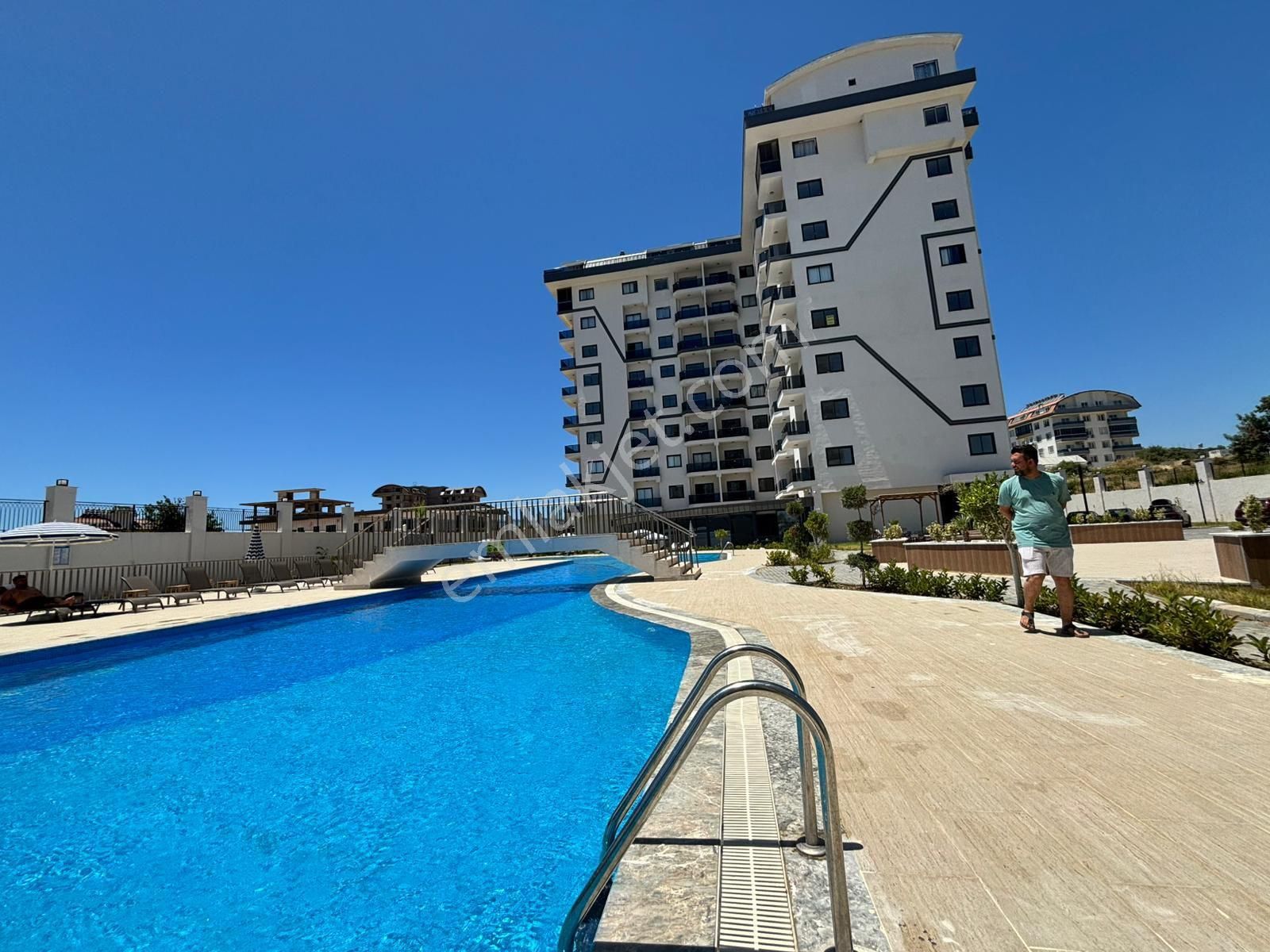 Alanya Payallar Faralya Resıdence'da Full Aktiviteli Deniz Manzaralı Kiralık 1+1 Sıfır Daire