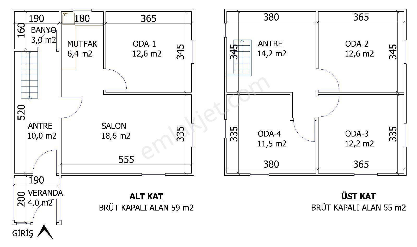 Ae Emlakci Mimar Satıyor – İzmit Kuruçeşme’de 4+1 Müstakil Ahşap Dubleks Ev - Görsel 6