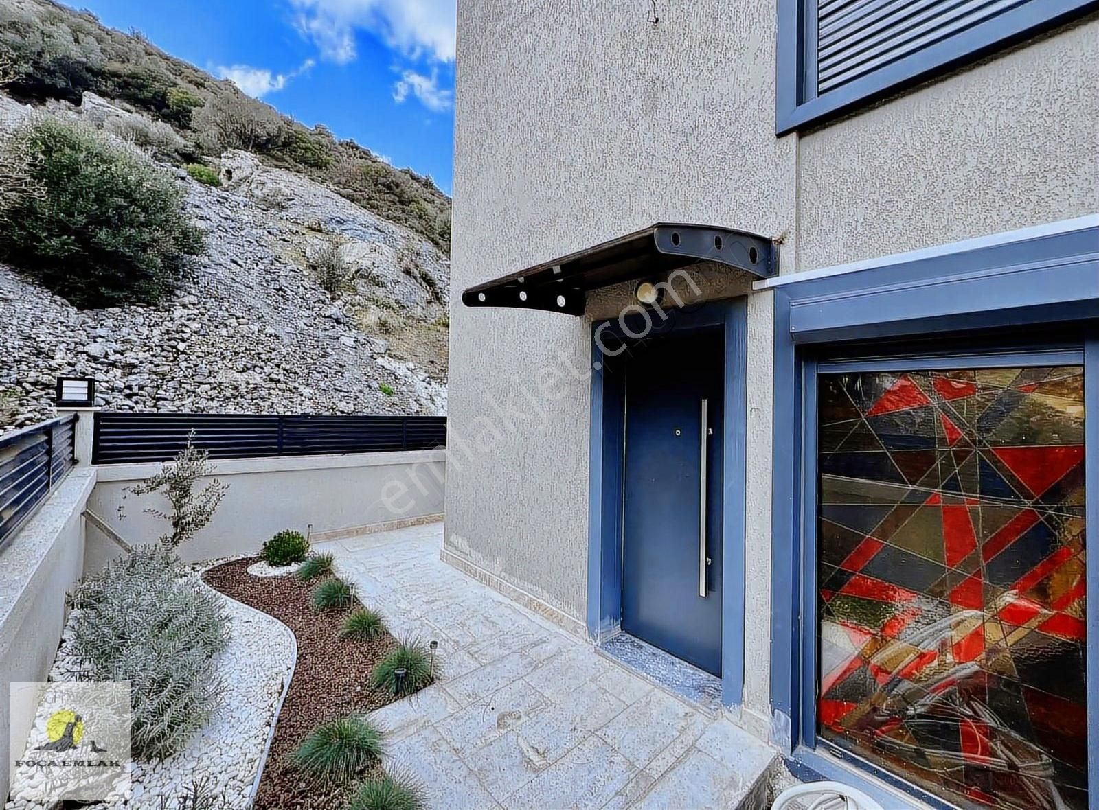 Foça Emlak'tan Sazlıca Da Satılık Muhteşem Konumda 3+1 Taş Villa - Görsel 8