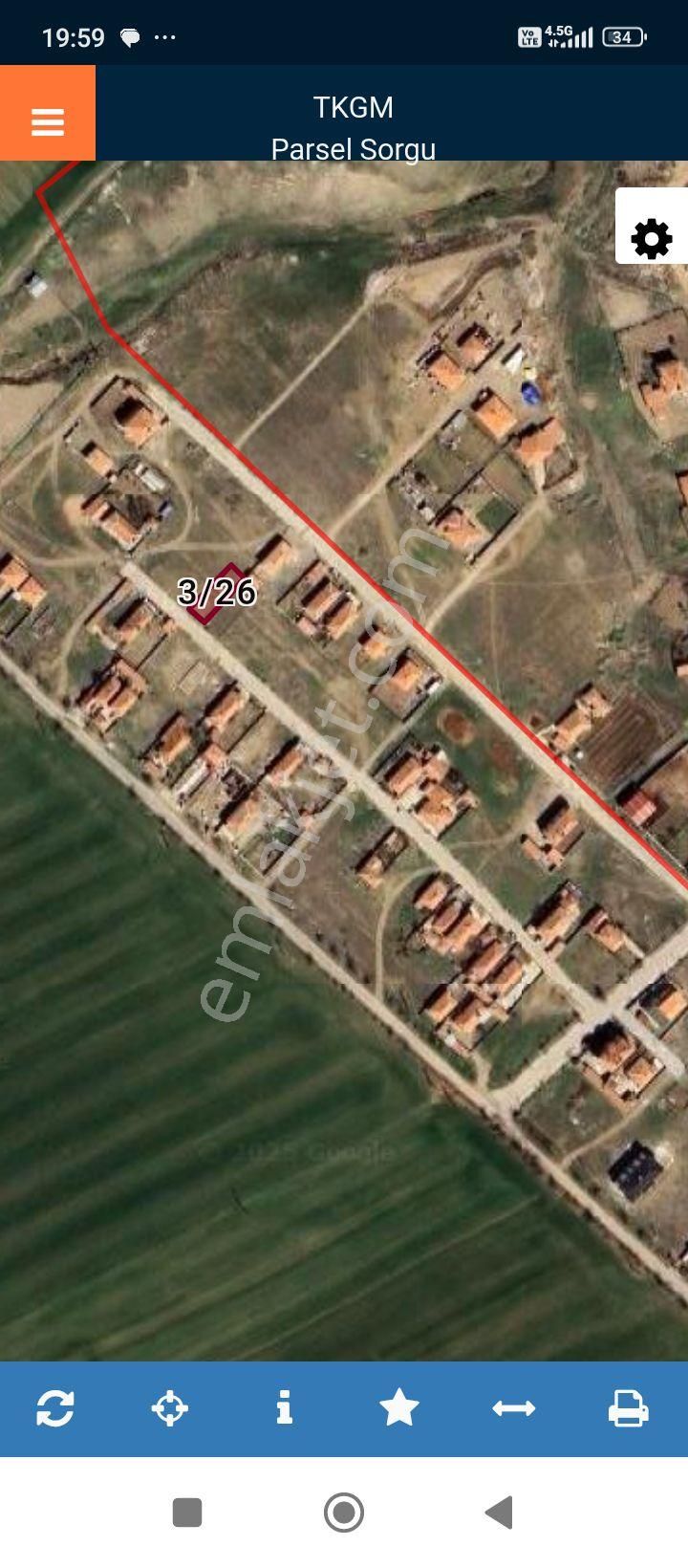 Köselide Çiftlik Yoluna Yakın Konumda Arsa