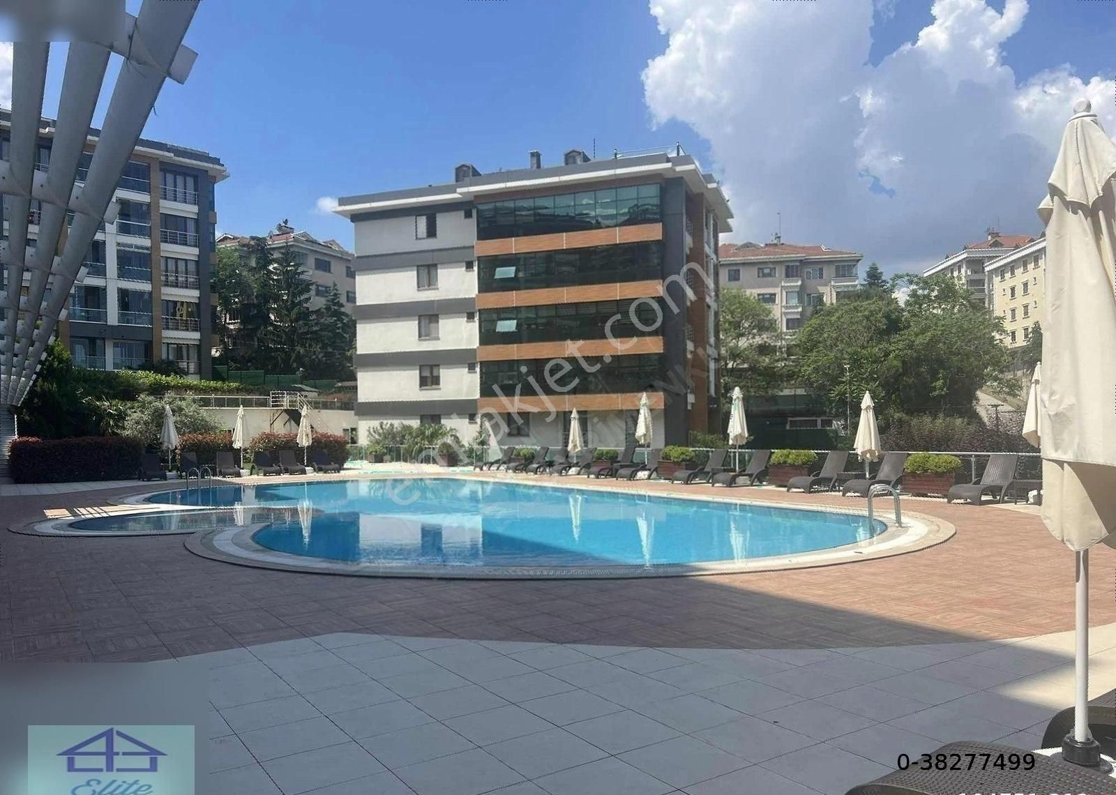 Elite'den Modern Sitede Boş Boğaz Ve Havuz Cepheli Daire - Görsel 27