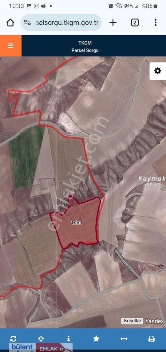 Güvercinlik Köyünde Pomzası Alınmamış 32100 M2 Satılık Tarla