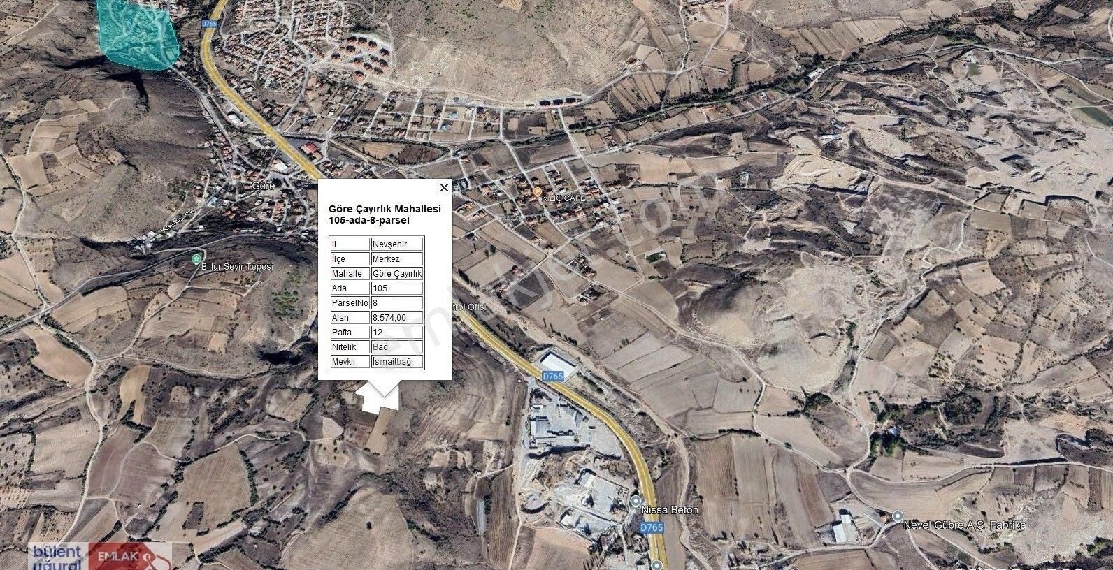 Göre Çayırlıkta 8.574 M2 Cazip Fiyatlı Satılık Bağ