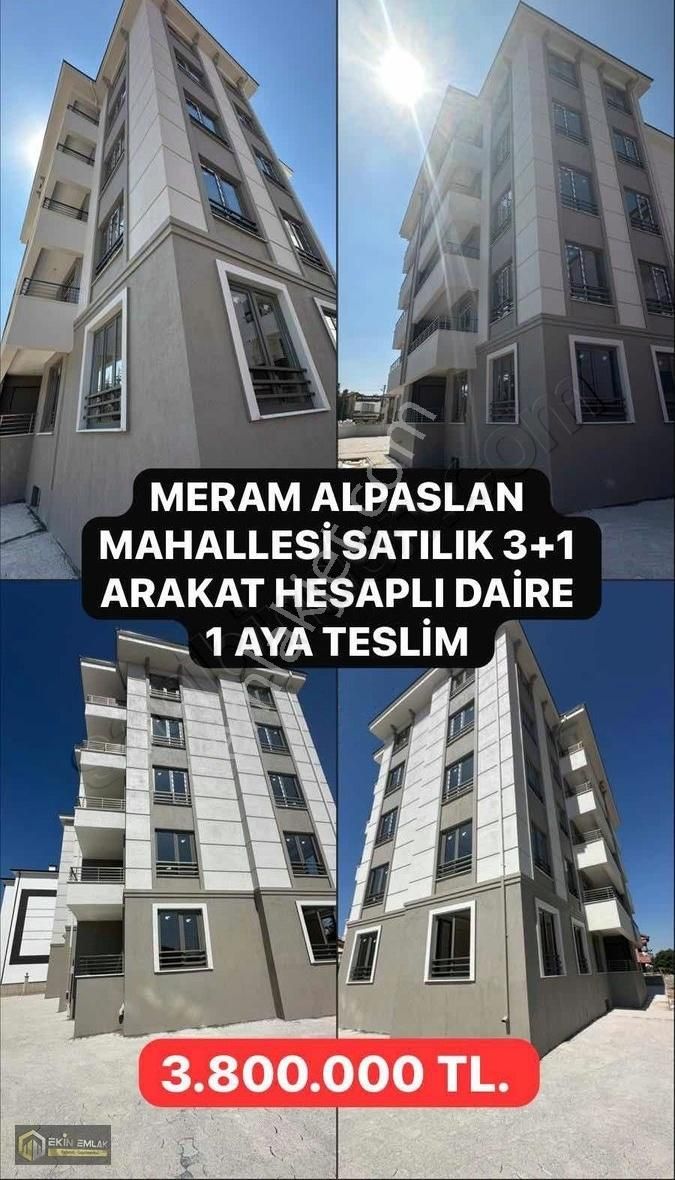 Meram Alpaslan Mah. Satılık 3+1 Sıfır 1 Aya Teslim Daireler