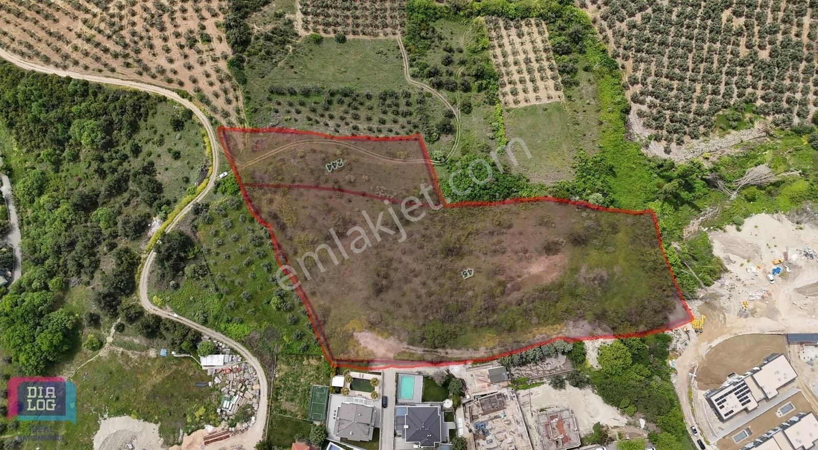 Dıalog İdealden Bademlide Satılık 16500 M2 Tarla