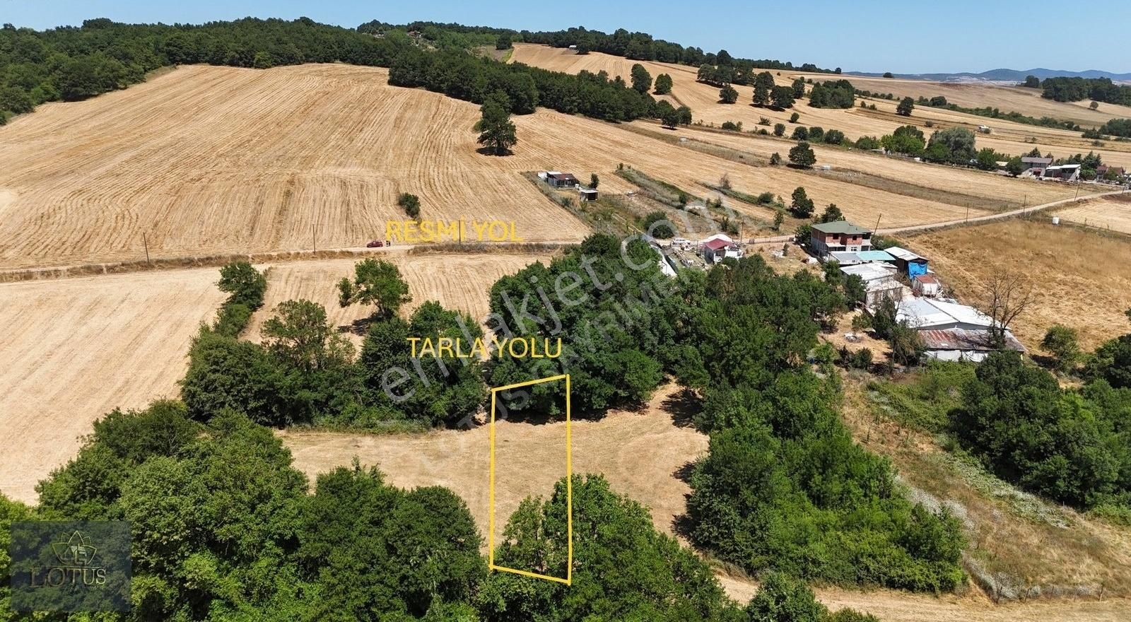 Kupon!!! Körfez Dereköy Mh Kalan Son Altın Parsel 805m2 Tarla