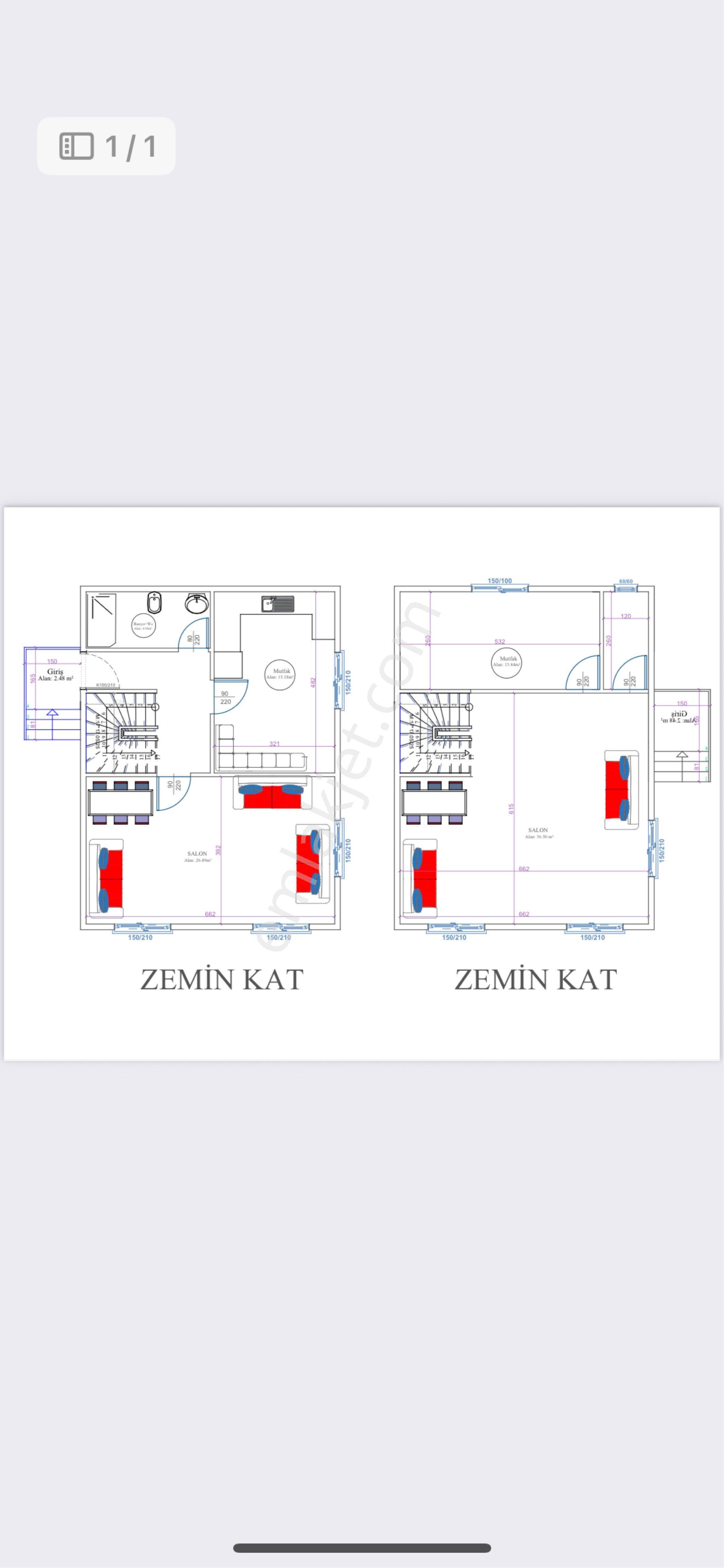Yeniçiftlik Dereağzı Mah. Hazır Projeli 318 M2 Müstakil Arsa - Görsel 13