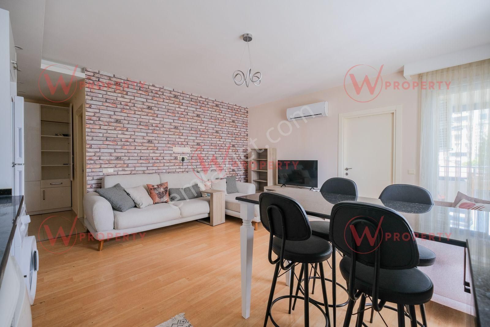 W Property Çiftlikköy'de Site İçi,kapalı Otoparklı,eşyalı 1+1