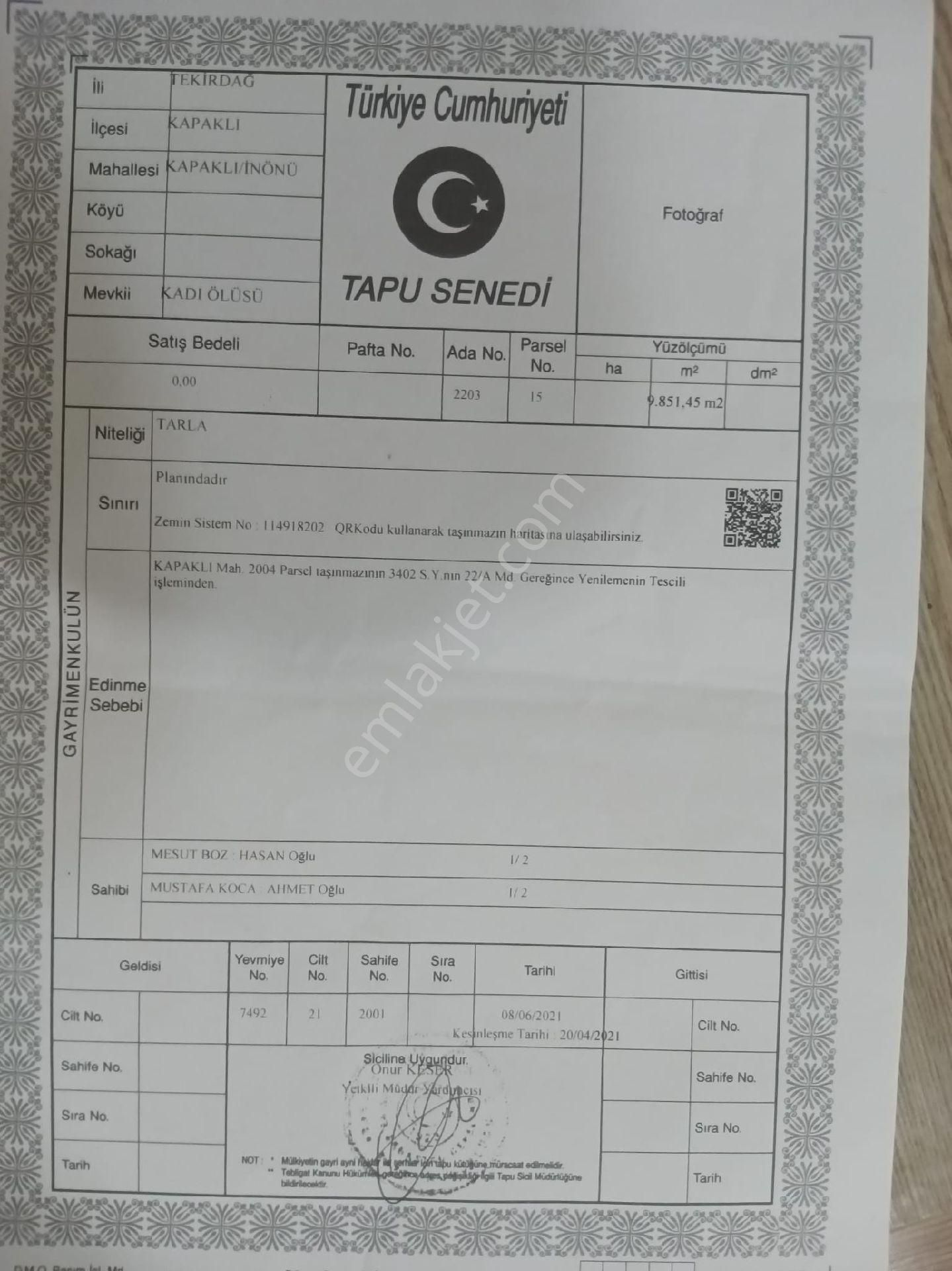 İmara Sınır Kaçırılmayacak Fırsat