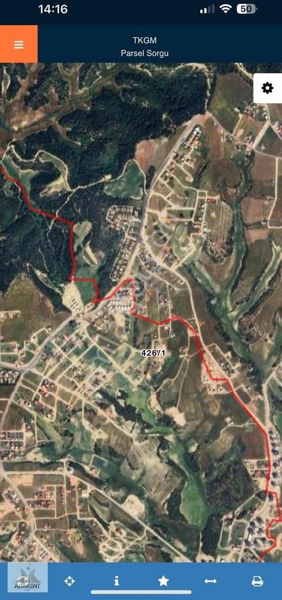 Adakentden Çınarlıda Mükemmel Konumda Villa Arsası - Görsel 4